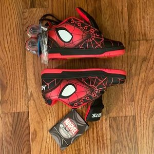 Marvel Black and Red Spider-Man Authentic Heelys
